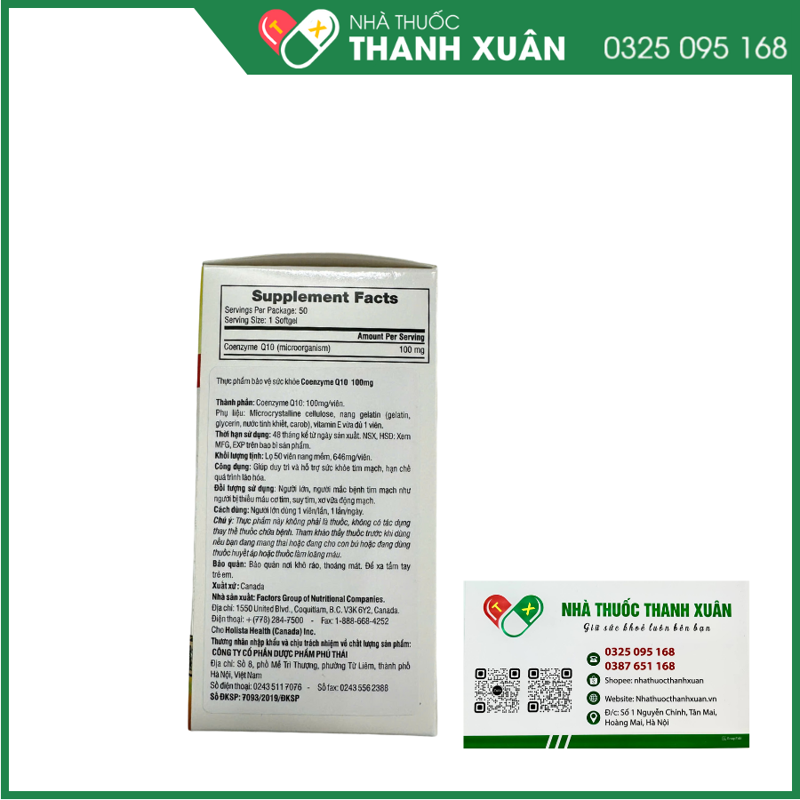 Coenzyme Q10 hỗ trợ sức khỏe tim mạch